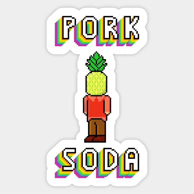 Pork Soda Pixels 1 Sticker by SpareFilm